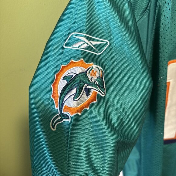 Miami Dolphins Brandon Marshall NFL Reebok Jersey Medium SIZE 54 - Picture 3 of 14